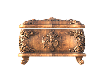 Decorative Jewellery Box, 3d models (stl)