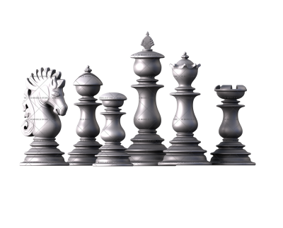 The Staunton Chess set, 3d models (stl)