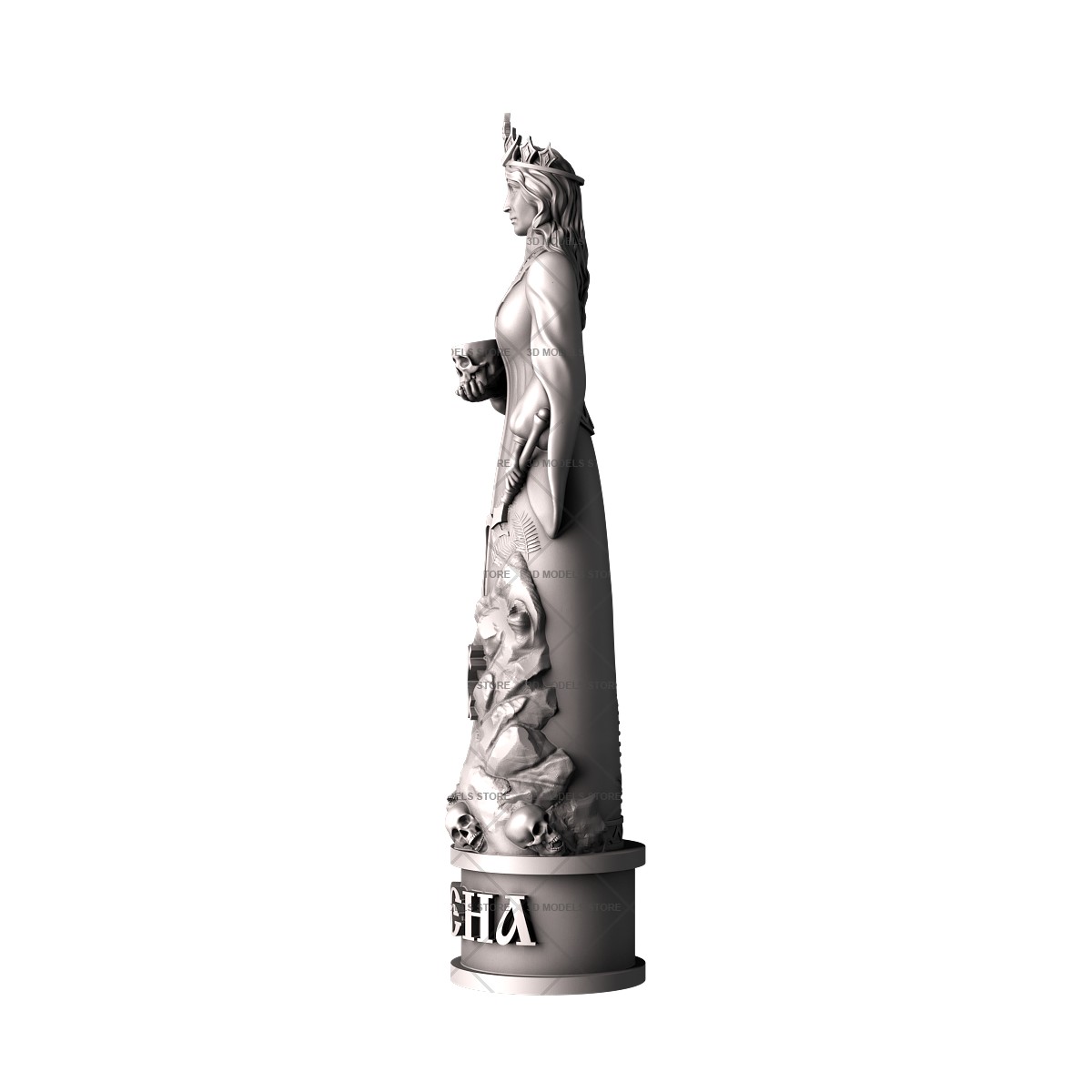 Sculpture Morena, 3d models (stl)