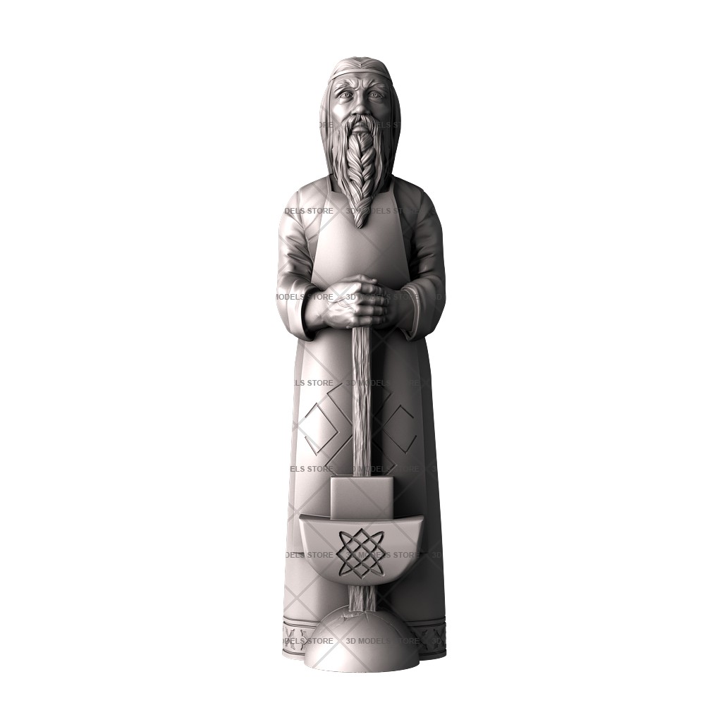 Sculpture Blacksmith, 3d models (stl)