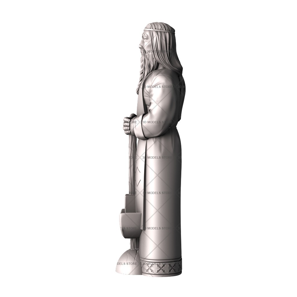 Sculpture Blacksmith, 3d models (stl)